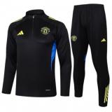 Chándal Manchester United 2025/26 (Black Half Zip)